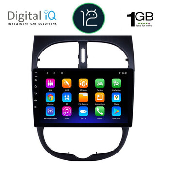 DIGITAL IQ RTA 1506_GPS (9inc) MULTIMEDIA TABLET OEM PEUGEOT 206 mod. 1998-2006