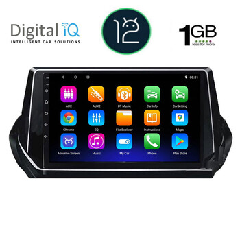 DIGITAL IQ RTA 1509_GPS (9inc) MULTIMEDIA TABLET OEM PEUGEOT 208 - 2008 mod. 2021&gt;