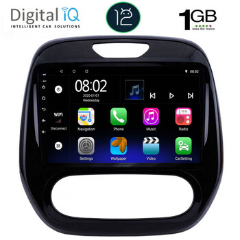 DIGITAL IQ RTA 1542_GPS A/C (9inc) MULTIMEDIA TABLET OEM RENAULT CAPTUR mod. 2013-2019 με A/C