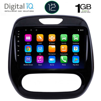 DIGITAL IQ RTA 1542_GPS A/C (9inc) MULTIMEDIA TABLET OEM RENAULT CAPTUR mod. 2013-2019 με A/C