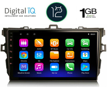 DIGITAL IQ RTA 1702_GPS (9inc) MULTIMEDIA TABLET OEM TOYOTA AURIS mod. 2007-2012