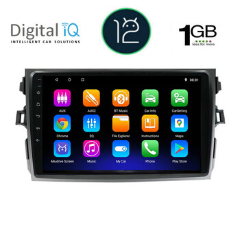 DIGITAL IQ RTA 1713_GPS (9inc) MULTIMEDIA TABLET OEM TOYOTA COROLLA 4D mod. 2006-2012