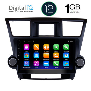 DIGITAL IQ RTA 1719_GPS (10inc) MULTIMEDIA TABLET OEM TOYOTA HIGHLANDER mod. 2008-2015