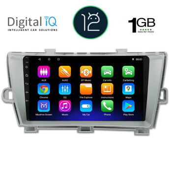DIGITAL IQ RTA 1726_GPS (9inc) MULTIMEDIA TABLET OEM TOYOTA PRIOUS mod. 2009-2015
