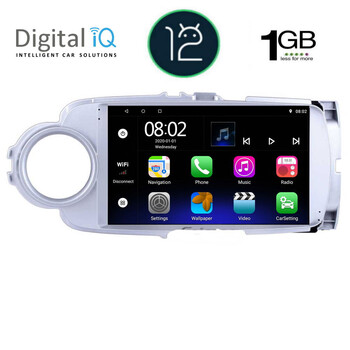 DIGITAL IQ RTA 1737_GPS (9inc) MULTIMEDIA TABLET OEM TOYOTA YARIS mod. 2011-2020