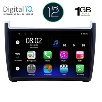 DIGITAL IQ RTA 1757_GPS (9inc) MULTIMEDIA TABLET OEM VW POLO mod. 2014-2017