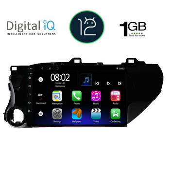DIGITAL IQ RTA 1721_GPS (10inc) MULTIMEDIA TABLET OEM TOYOTA HILUX mod. 2017&gt;