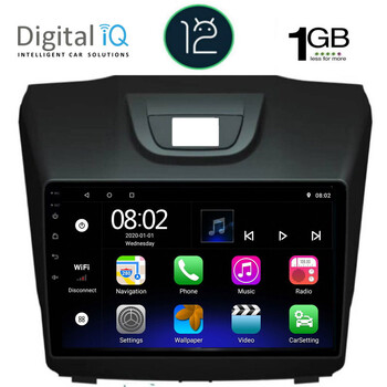 DIGITAL IQ RTA 1255_GPS (9inc) MULTIMEDIA TABLET OEM ISUZU DMAX mod. 2012&gt;