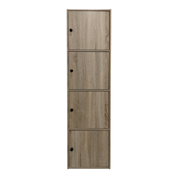Ντουλάπι-στήλη Gabino pakoworld σε sonoma απόχρωση 40x39x158εκ