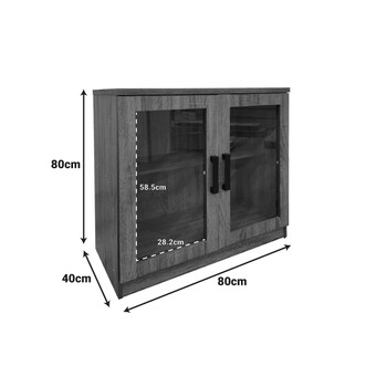 Παπουτσοθήκη-ντουλάπι Sapato pakoworld σε oak απόχρωση 80x40x80εκ
