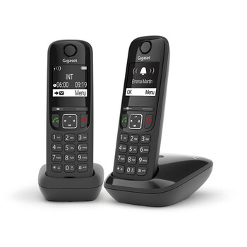 Gigaset Wireless Phone As690 Duo Black (L36852-H2816-D201) (GGSAS690DUO-BK) Gigaset Wireless Phone As690 Duo Black (L36852-H2816-D201) (GGSAS690DUO-BK)