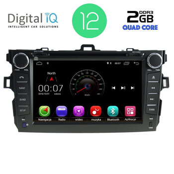 DIGITAL IQ X311M_GPS (8'' DVD) MULTIMEDIA  OEM  TOYOTA COROLLA 4D mod. 2007-2012