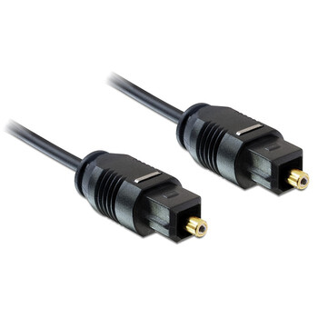 DELOCK καλώδιο ήχου Toslink 82879, gold plated, 2.2 mm, 1m, μαύρο DELOCK καλώδιο ήχου Toslink 82879, gold plated, 2.2 mm, 1m, μαύρο