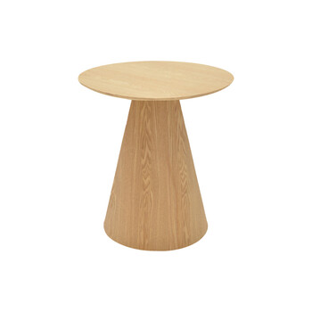 Βοηθητικό τραπέζι Donda pakoworld mdf sonoma Φ45x50εκ