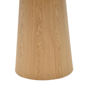 Tραπέζι Donda pakoworld mdf sonoma Φ100x76εκ