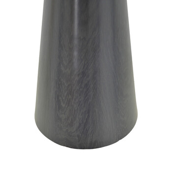 Tραπέζι Donda pakoworld mdf μαύρο Φ100x76εκ