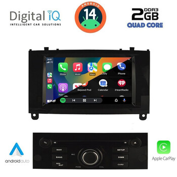 DIGITAL IQ MSD 088BL_CPA (7" DECK) MULTIMEDIA for PEUGEOT 407 mod. 2004-2011