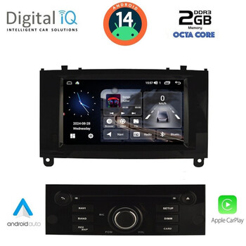 DIGITAL IQ MSD 088BL_CPA (7" DECK) MULTIMEDIA for PEUGEOT 407 mod. 2004-2011