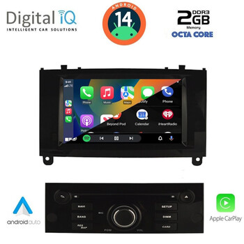 DIGITAL IQ MSF 388BL_CPA (7” DECK) MULTIMEDIA SYSTEM for PEUGEOT 407 mod. 2004-2011
