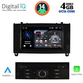 DIGITAL IQ MSD 088BL_CPA (7" DECK) MULTIMEDIA for PEUGEOT 407 mod. 2004-2011