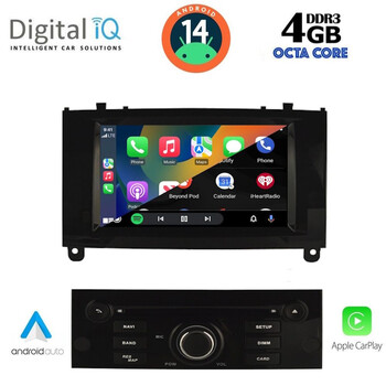 DIGITAL IQ MSG 488BL_CPA (7” DECK) MULTIMEDIA SYSTEM for PEUGEOT 407 mod. 2004-2011