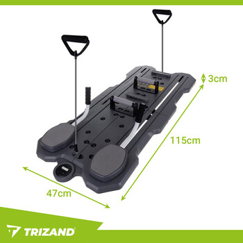 Trizand Πολυλειτουργικός Πίνακας Άσκησης Πιλάτες με Οθόνη LCD και Αξεσουάρ για Εκπαίδευση στο Σπίτι 26343