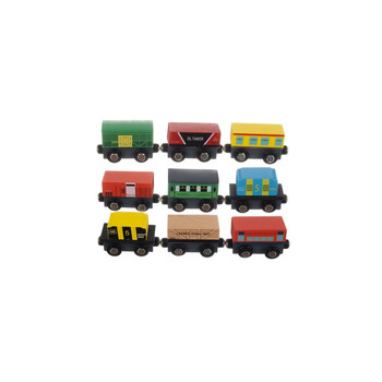 Ξύλινο Τρενάκι με 12 Βαγόνια Kruzzel 23522