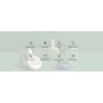 Ηχείο Bluetooth - Havit HAKII MARS (LIGHT GREY)