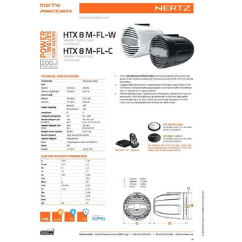 Ηχεία Marine – Hertz HTX 8 M-FL-C