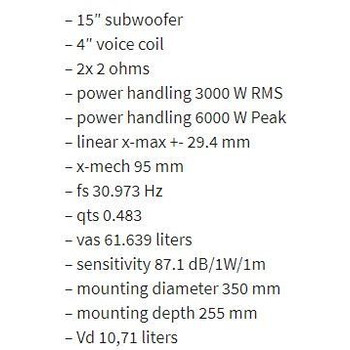 DD AUDIO - REDLINE 818d D1
