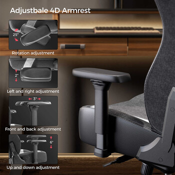 Gaming Καρέκλα - Eureka Ergonomic® ERK-GC08-R