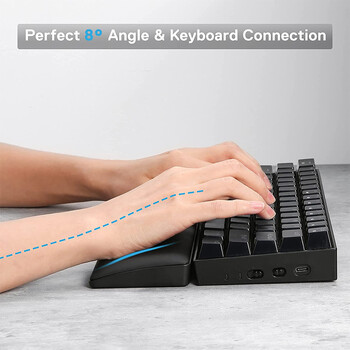 Gaming Αξεσουάρ - Redragon P036 Meteor S Keyboard Wrist Rest 80% Black