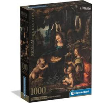 Clementoni Puzzle Museum Collection - Leonardo da Vinci: Virgin of the Rocks 1000pcs (39976) (CLE39976)