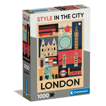Clementoni Puzzle Style in the City Collection - London 1000pcs (39844) (CLE39844)
