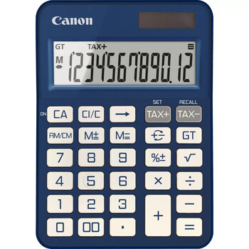 CANON KS-125KB-BL CALCULATOR Royal Blue (6818C004AA) (CANKS125KBBL) CANON KS-125KB-BL CALCULATOR Royal Blue (6818C004AA) (CANKS125KBBL)