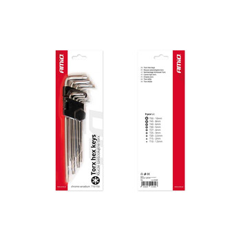 01039/AM ΑΛΕΝ TORX ΜΑΚΡΥΑ 230mm TKL AMiO - 9 ΤΕΜ.