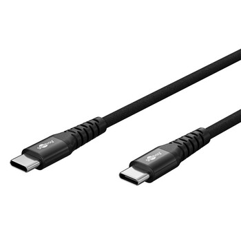 GOOBAY καλώδιο USB-C 73955, 60W, 480Mbps, 3m, μαύρο GOOBAY καλώδιο USB-C 73955, 60W, 480Mbps, 3m, μαύρο