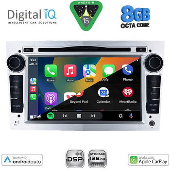 DIGITAL IQ BXF 719SL_CPAA (7" DVD) MULTIMEDIA SYSTEM for OPEL ALL mod. 2004-2012 (SILVER)