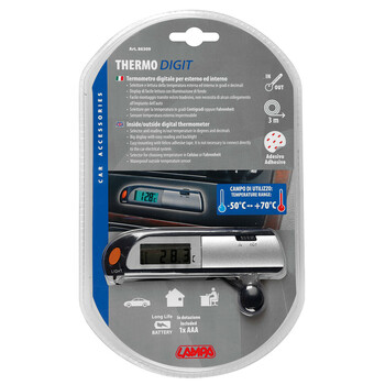 L8630.9 ΘΕΡΜΟΜΕΤΡΟ IN-OUT ΨΗΦΙΑΚΟ 115x27x15mm ΑΠΟ -50 εως +70 ΜΕ ΜΠΑΤΑΡΙΑ