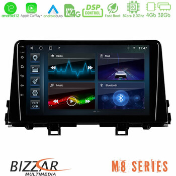 Bizzar m8 Series kia Picanto 2017-2021 8core Android12 4+32gb Navigation Multimedia Tablet 9&quot; u-m8-Ki0756