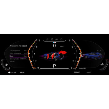 Bmw x6 e71 2008-2013 Digital lcd Instrument Cluster 12,3&quot; με hd Οθόνη 1920*720 u-dic-Bme71
