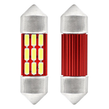 01631/AM . ΛΑΜΠΑΚΙΑ ΠΛΑΦΟΝΙΕΡΑΣ 31mm 12V 5.600K 12xSMD 4014 LED CAN-BUS  AMIO - 2 ΤΕΜ.