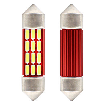 01633/AM . ΛΑΜΠΑΚΙΑ ΠΛΑΦΟΝΙΕΡΑΣ 39mm 12V 5.600K 16xSMD 4014 LED CAN-BUS  AMIO - 2 ΤΕΜ.