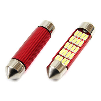 01634/AM . ΛΑΜΠΑΚΙΑ ΠΛΑΦΟΝΙΕΡΑΣ 41mm 12V 5.600K 20xSMD 4014 LED CAN-BUS  AMIO - 2 ΤΕΜ.