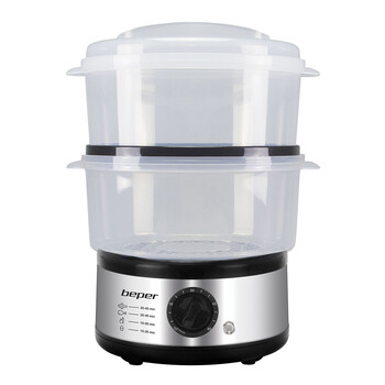 Beper Bc.261 Ατμομάγειρας με 2 Δοχεία 500w - 5lit