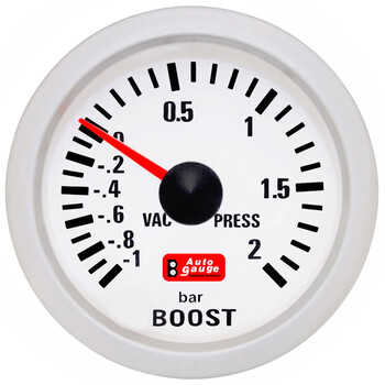 Auto Gauge  ΜΠΑΡΟΜΕΤΡΟ ΛΕΥΚΟ A.G.