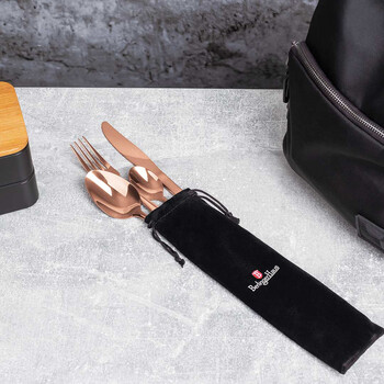 Berlinger Haus σετ Μαχαιροπίρουνα 4 Τεμαχίων από Ανοξείδωτο Ατσάλι bh-2727