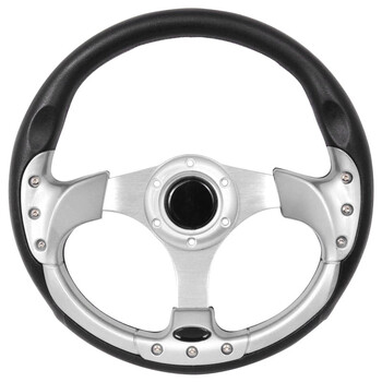 Autoline  ΤΙΜΟΝΙ ΣΠΟΡ 32cm - ΜΑΥΡΟ/ΑΣΗΜΙ