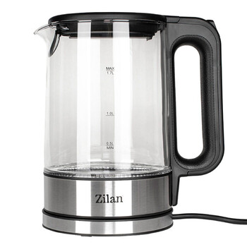 Zilan Γυάλινος Βραστήρας Νερού με led 1.7l 2200w Zln1796