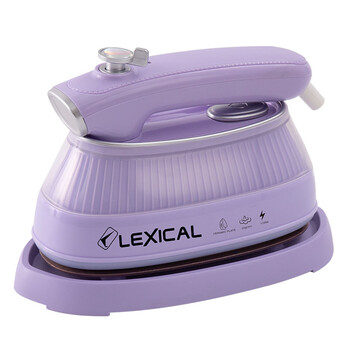 Σίδερο Ατμού με Κεραμική Πλάκα 1100w μωβ Lexical lsi-1022-Purple
